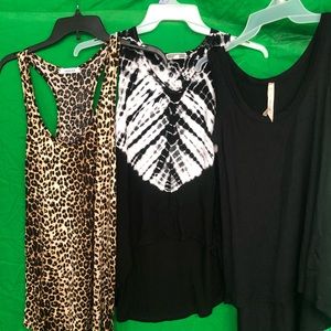 3designer tank top lot